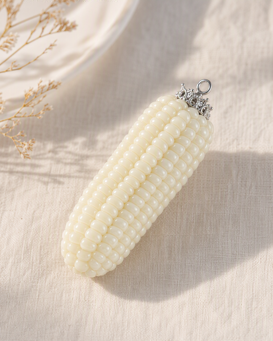 Mutton-Fat Jade Corn Handheld Ornament